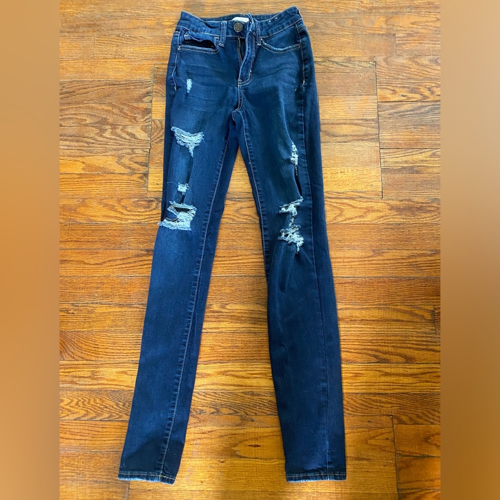 So brand jeans, high rise skinny size 24